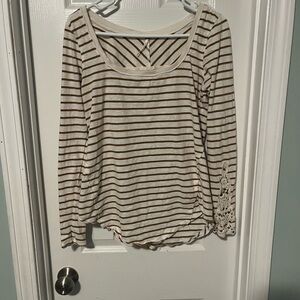 Free people Long Sleeve striped Top